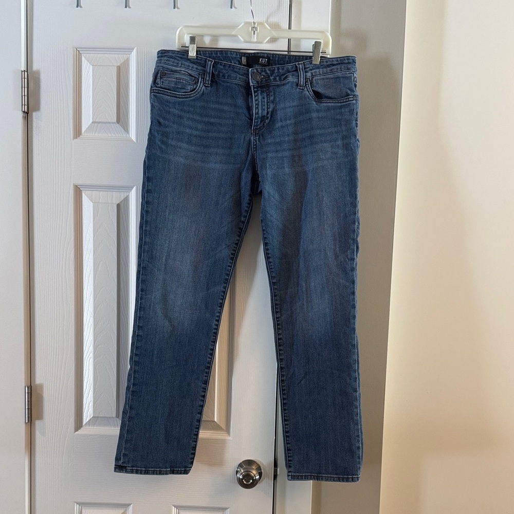 Kut from the Kloth Classic Blue Jeans, size 14